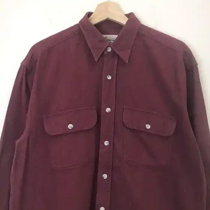 Japanese Brand Mandoc Plain Multipocket Flannel Shirt | Grailed