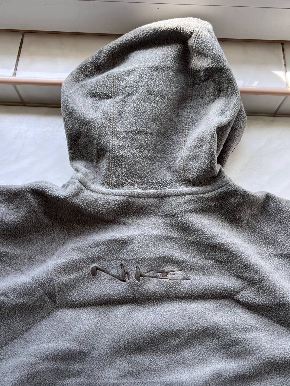 Nike Vintage Y2K Nike Ski Hoodie Fleece Ninja Nylon Sherpa 2000s Size US M / EU 48-50 / 2 - 11 Thumbnail