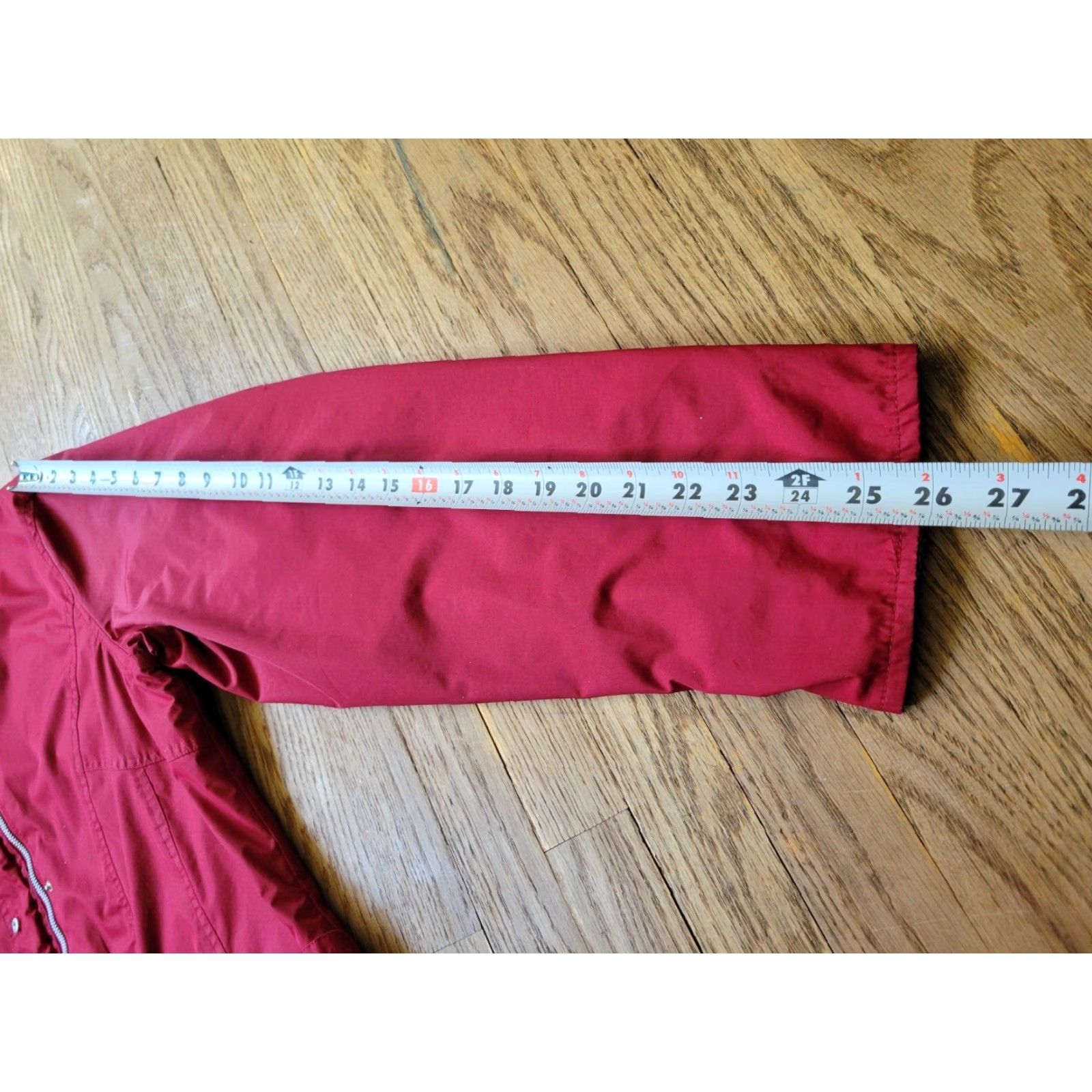 Free Country VINTAGE Free Country Jacket Reversible Women XL Red Black Fleece Hood Windbreaker Long Sleeve Polyester Size XL / US 12-14 / IT 48-50 - 4 Thumbnail