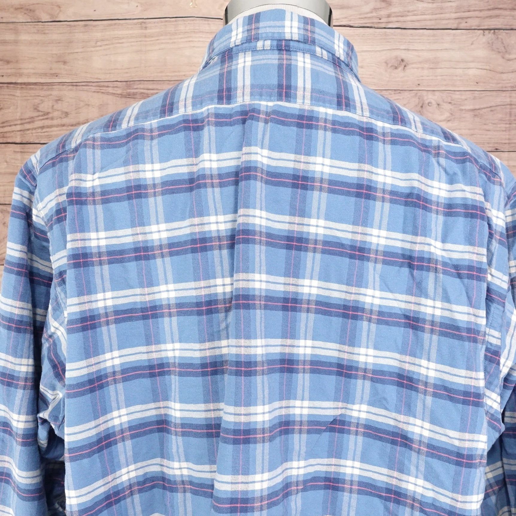 Cremieux Cremieux Shirt Mens 2XL Blue Plaid Button Down Long Sleeve Classic Casual Shirts Shirt Mens 2XL Blue Plaid Button-Down Long Sleeve Embroidered Patch Size US XXL / EU 58 / 5 - 6 Thumbnail