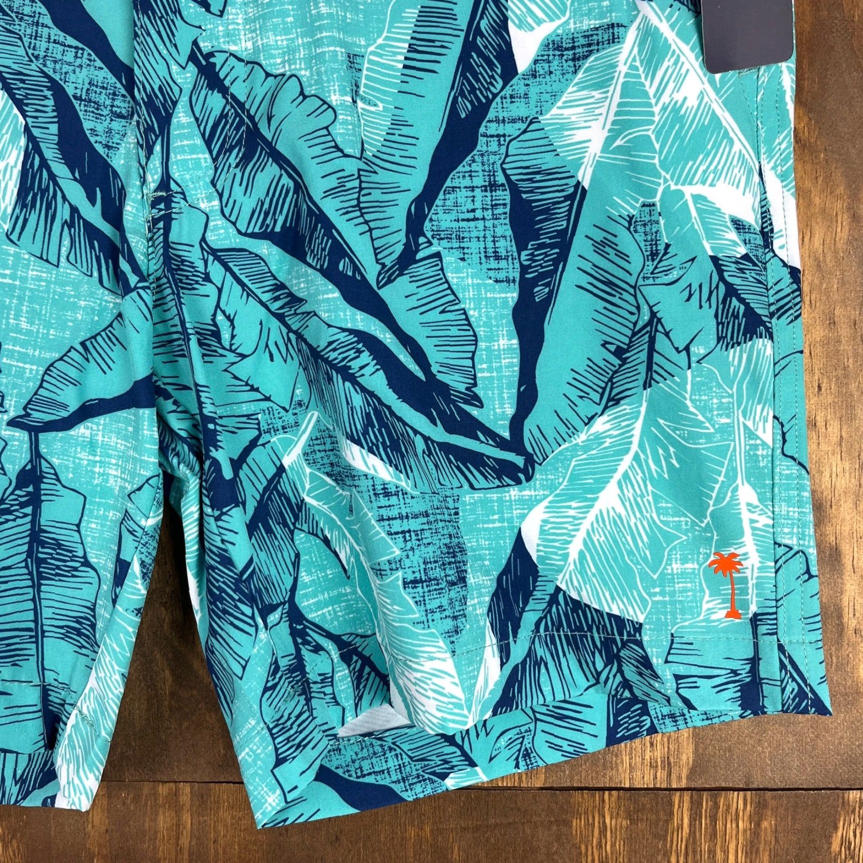 Vintage Margaritaville Mens Shorts Turquoise UPF 30+ Quick Dry 4 Way Stretch (S) 30 Bermuda Casual Beach Size US 30 / EU 46 - 5 Thumbnail