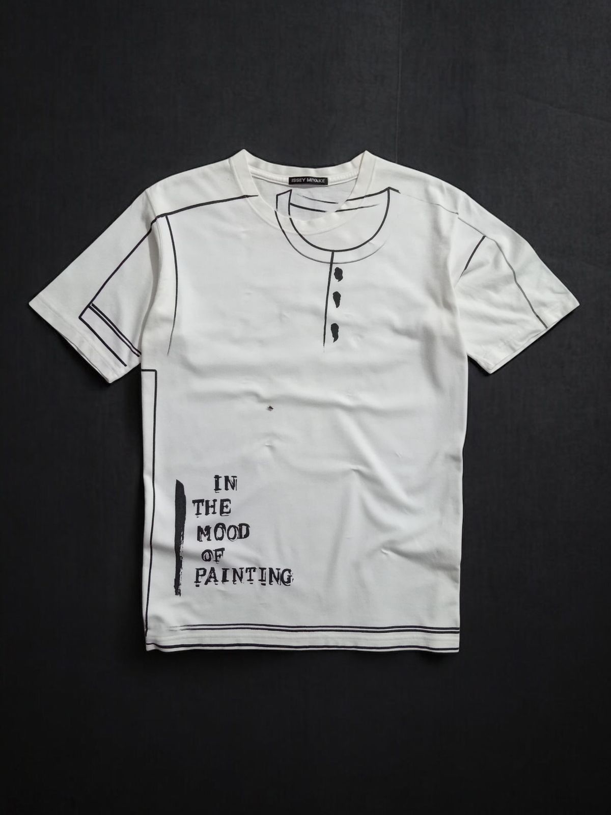 Designer × Issey Miyake × Japanese Brand ISSEY MIYAKE T-SHIRT ~ IN THE MOOD OF PAINTING Size US L / EU 52-54 / 3 - 1 Thumbnail