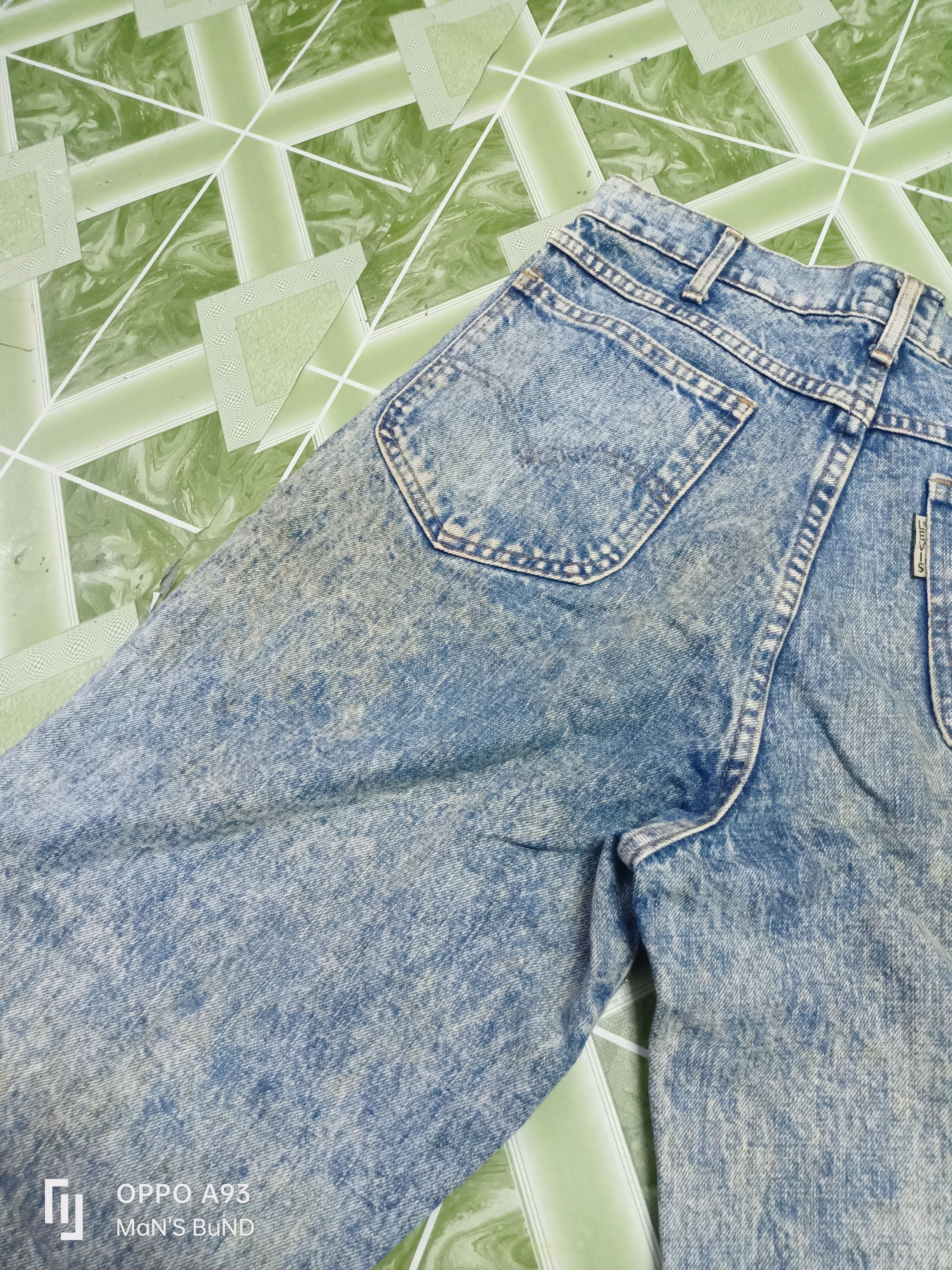 Levi's Vintage Clothing Distressed Levi's Acid Wash Size US 33 - 6 Thumbnail