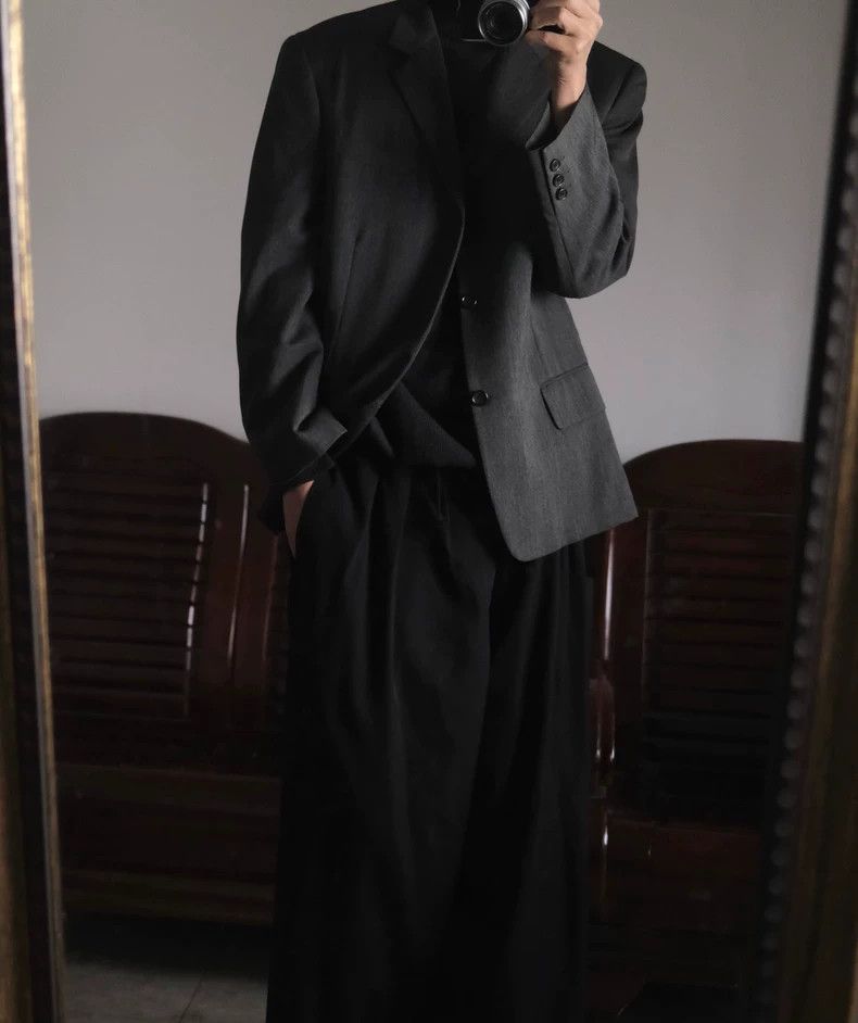 Yohji Yamamoto Yohji Yamamoto Silver Tree Grey Jacket 2505-Nextarrow Size US S / EU 44-46 / 1 - 6 Thumbnail