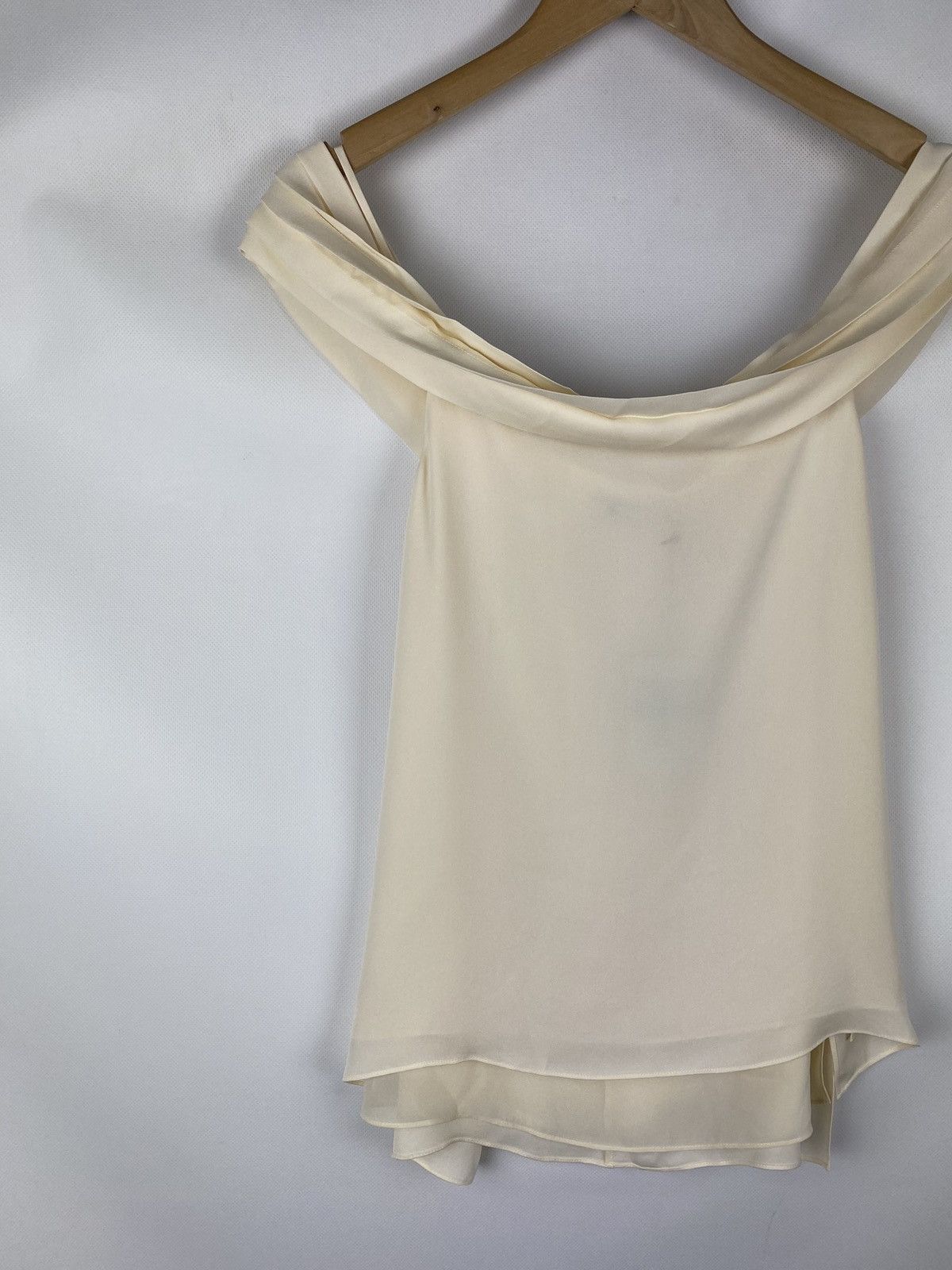 T by Alexander Wang BNWT! T Alexander Wang Pleated Shoulder silk top t shirt Size M / US 6-8 / IT 42-44 - 3 Thumbnail