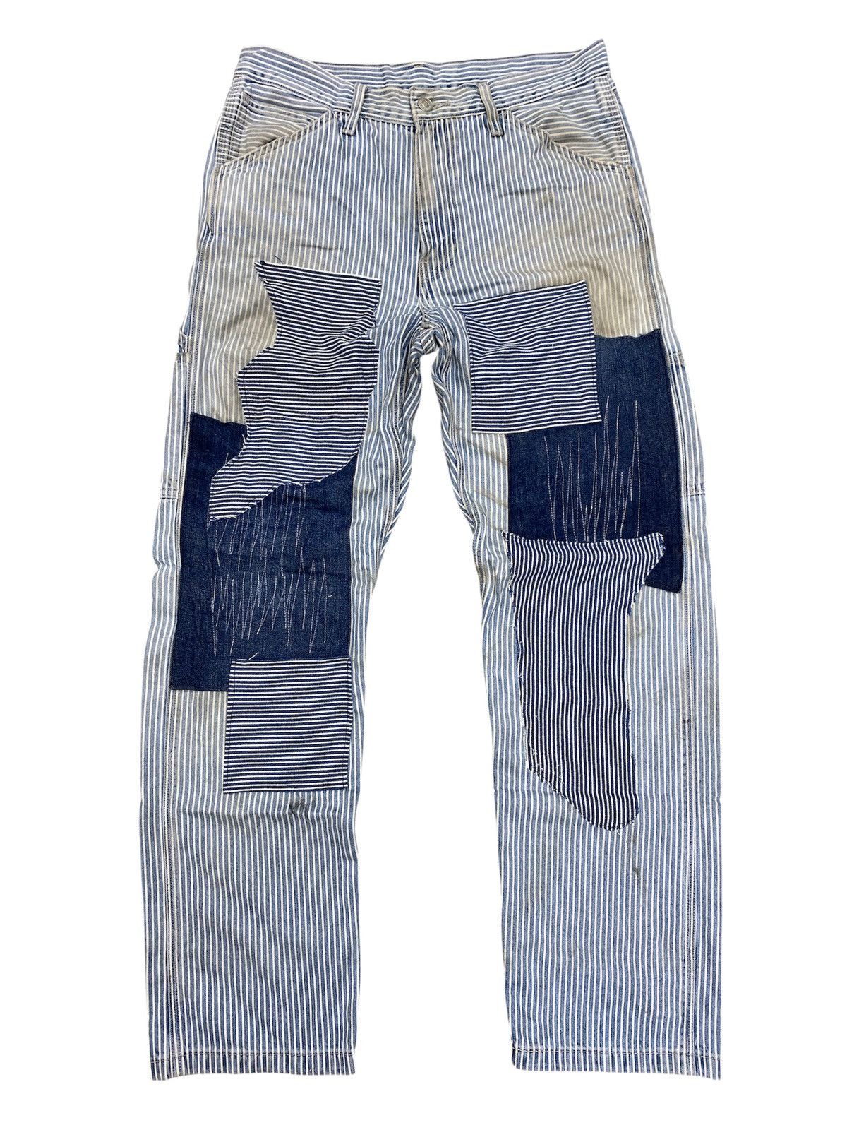 Levi's Levi’s Carpenter Denim Distressed Patchwork Size US 32 / EU 48 - 14 Thumbnail
