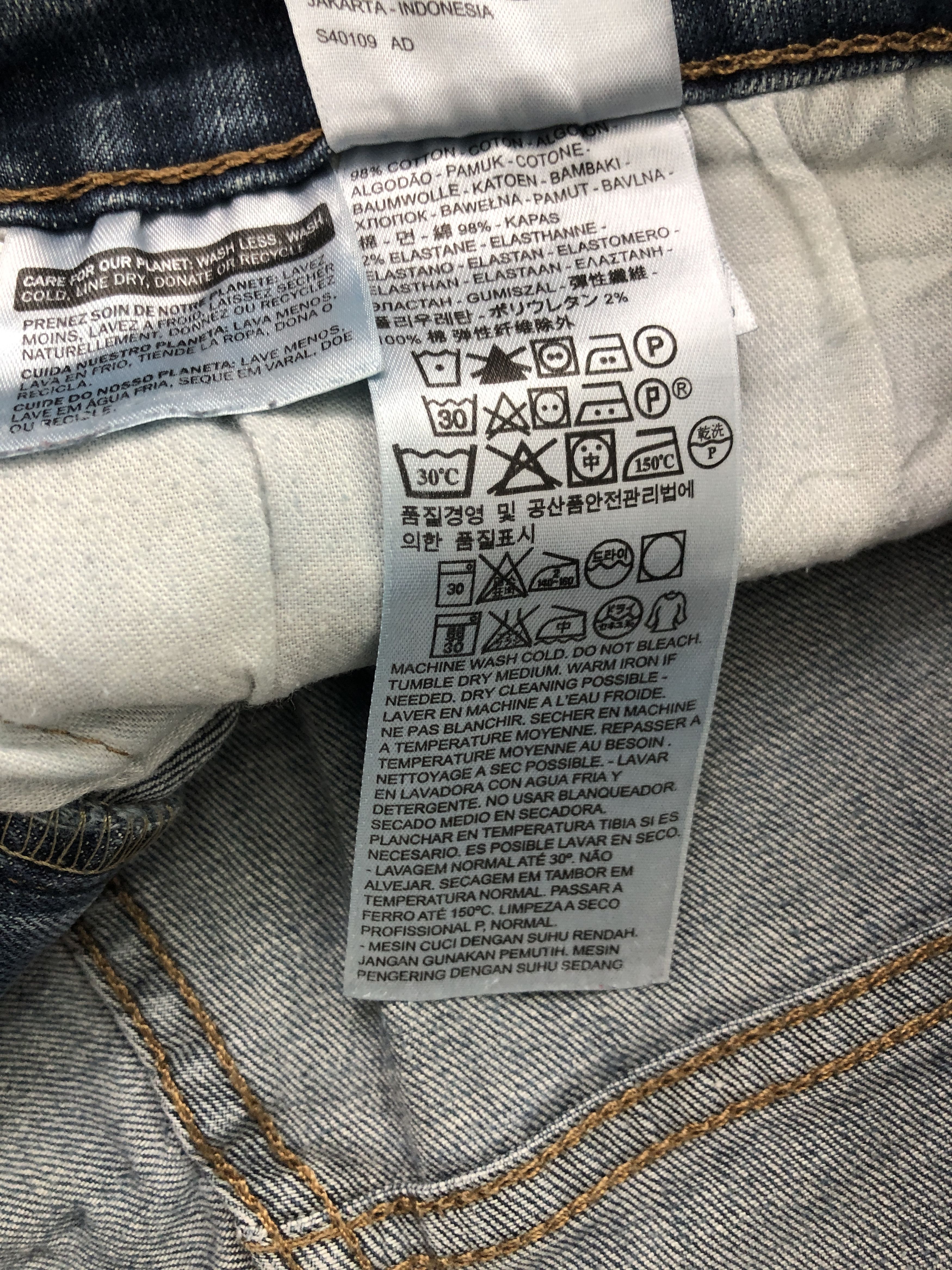 Levi's Vintage Distressed Levis 505 Faded Blue Jeans S0022 32x32 Size US 32 / EU 48 - 8 Thumbnail
