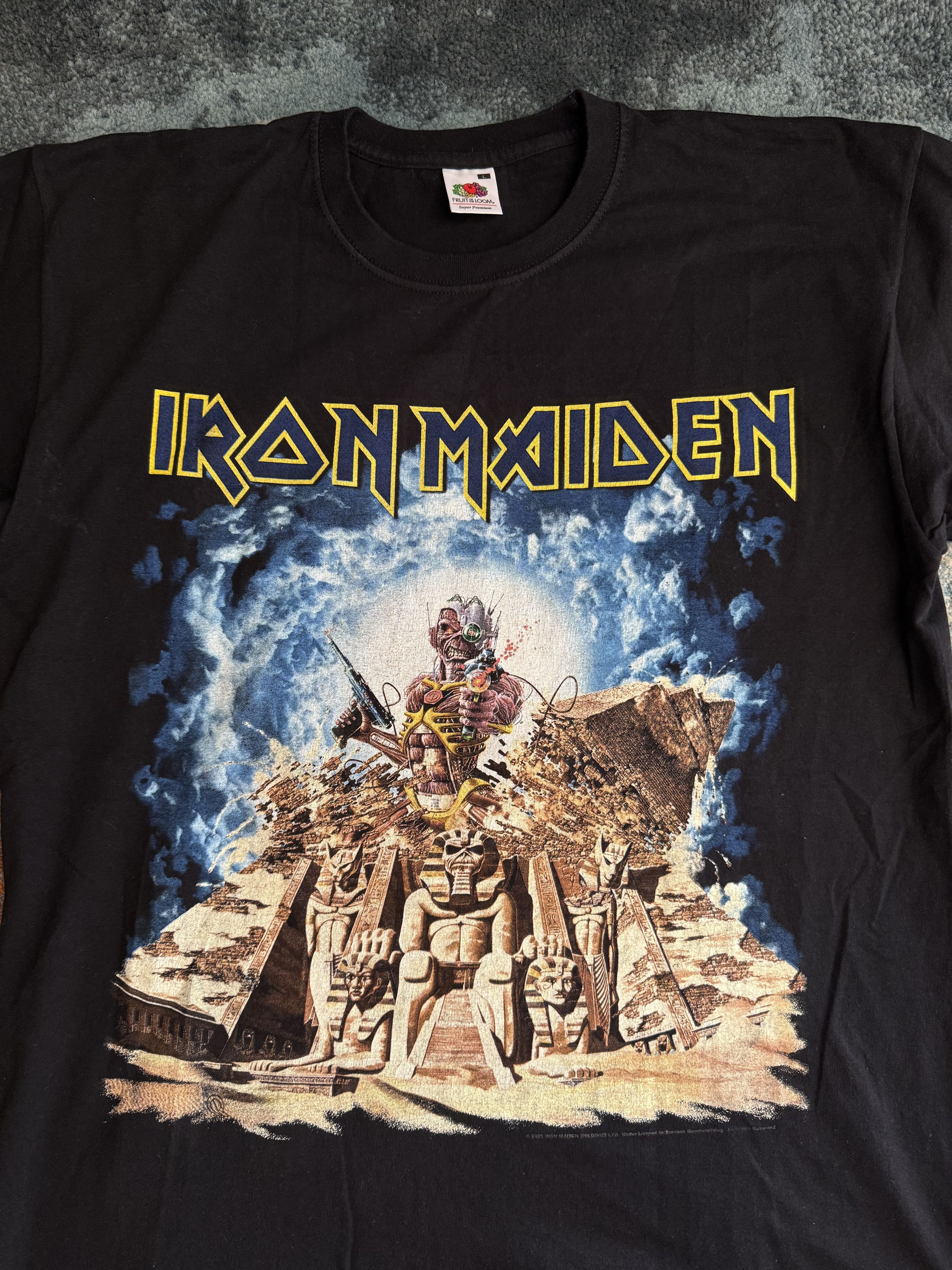Iron Maiden Iron Maiden 2000S Vintage T Shirt Size US L / EU 52-54 / 3 - 2 Thumbnail