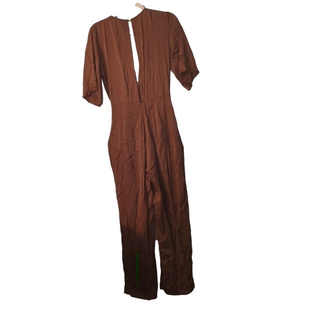 Zara Zara Bronze Jumpsuit Size Medium Size 28" / US 6 / IT 42 - 6 Thumbnail
