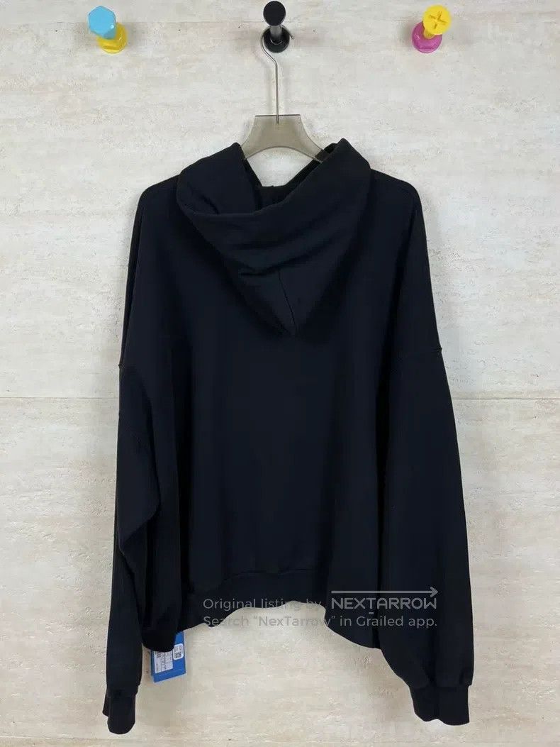 Balenciaga Balenciaga Black and Red Embroidered Hoodie Size US M / EU 48-50 / 2 - 2 Thumbnail