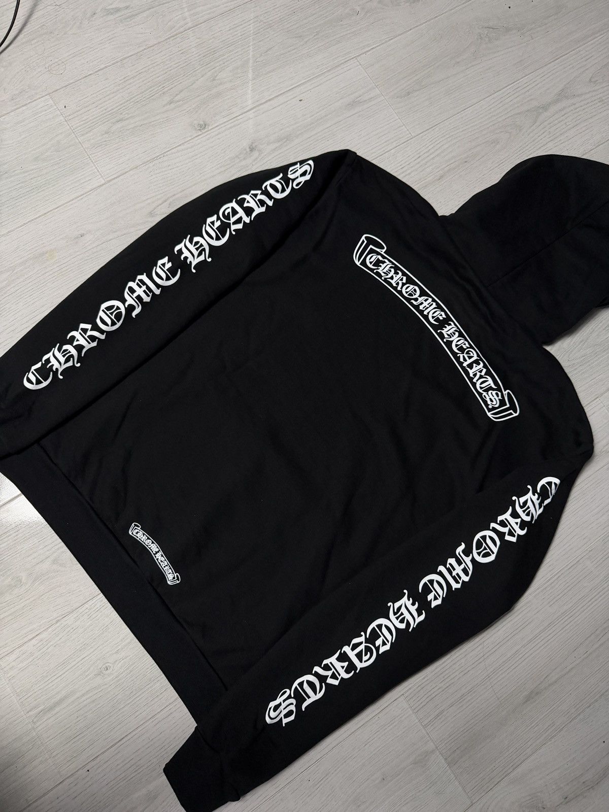 Chrome Hearts Chrome Hearts Scroll Sleeve Print Hoodie Size US S / EU 44-46 / 1 - 7 Thumbnail