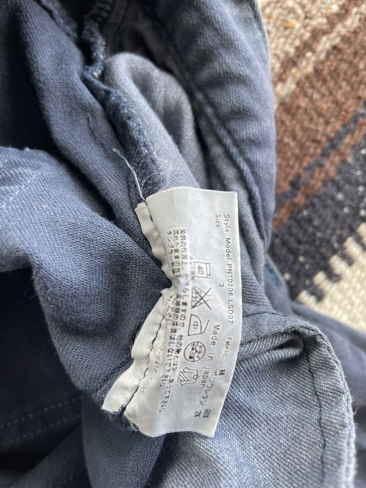 Japanese Brand Junhashimoto skinny pants Size US 31 - 8 Thumbnail