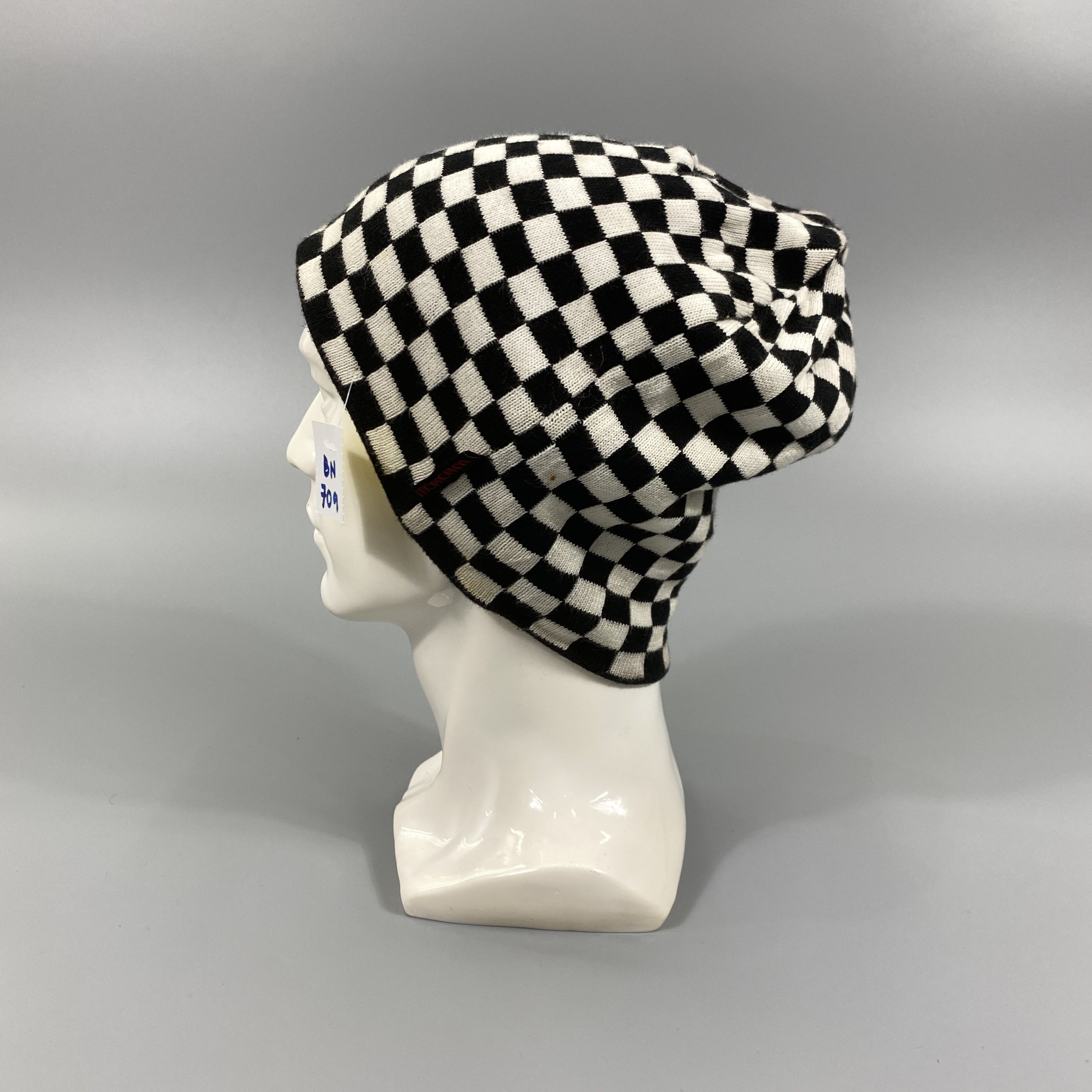Japanese Brand Propganda Checkerboard Beanie -BN709 Size ONE SIZE - 1 Thumbnail