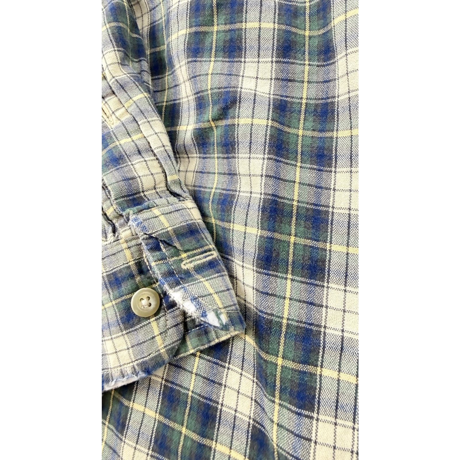 J.Crew J.Crew Shirt Mens L Blue Plaid Button-Down Long Sleeve Casual Size US L / EU 52-54 / 3 - 4 Thumbnail