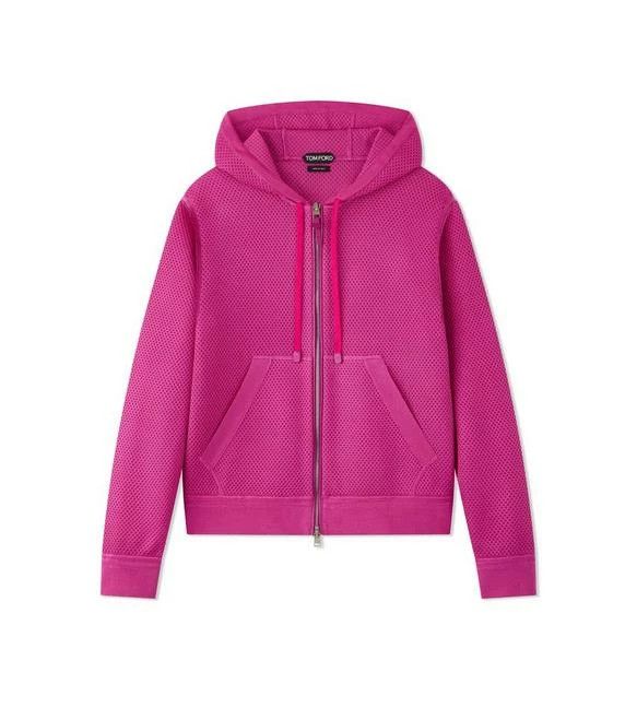 Tom Ford o1loc1c1024 KDL003 Full Zip Hoodie in Pink Size US M / EU 48-50 / 2 - 1 Thumbnail
