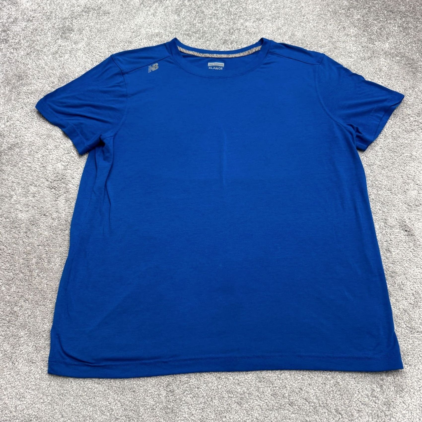 New Balance New Balance Lightning Dry A revolution In Motion T-Shirt Mens XL Blue Active Tee Size US XL / EU 56 / 4 - 2 Thumbnail