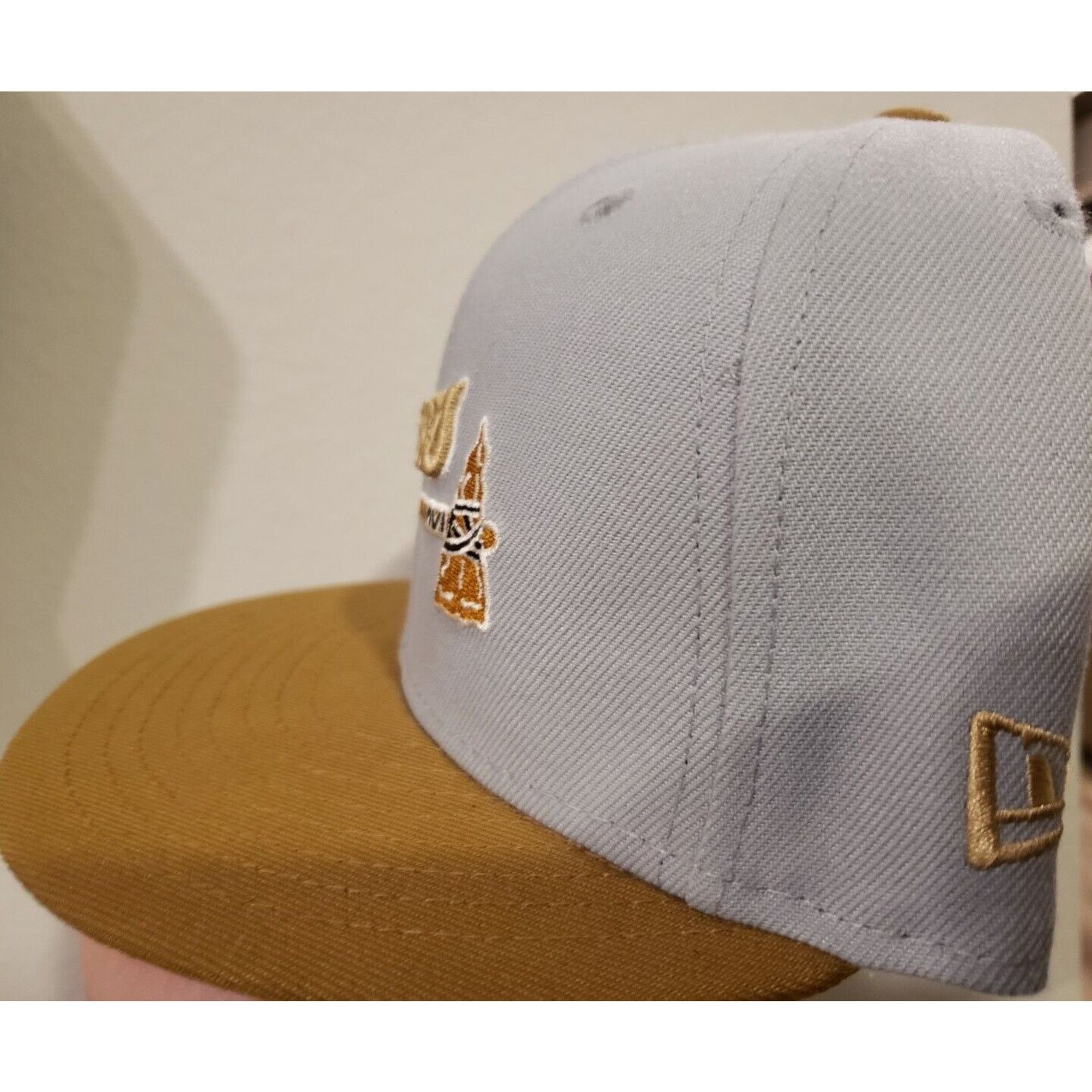 New Era Atlanta Braves Hat Cap 2000 ASG Gold 5950 Size 7 5/8 New Era Size ONE SIZE - 5 Thumbnail