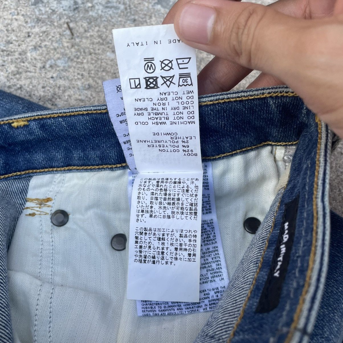 R13 Authentic R13 Boy Straight Size 26 Baylis W Rips Denim Jeans Size 26" / US 2 / IT 38 - 12 Thumbnail