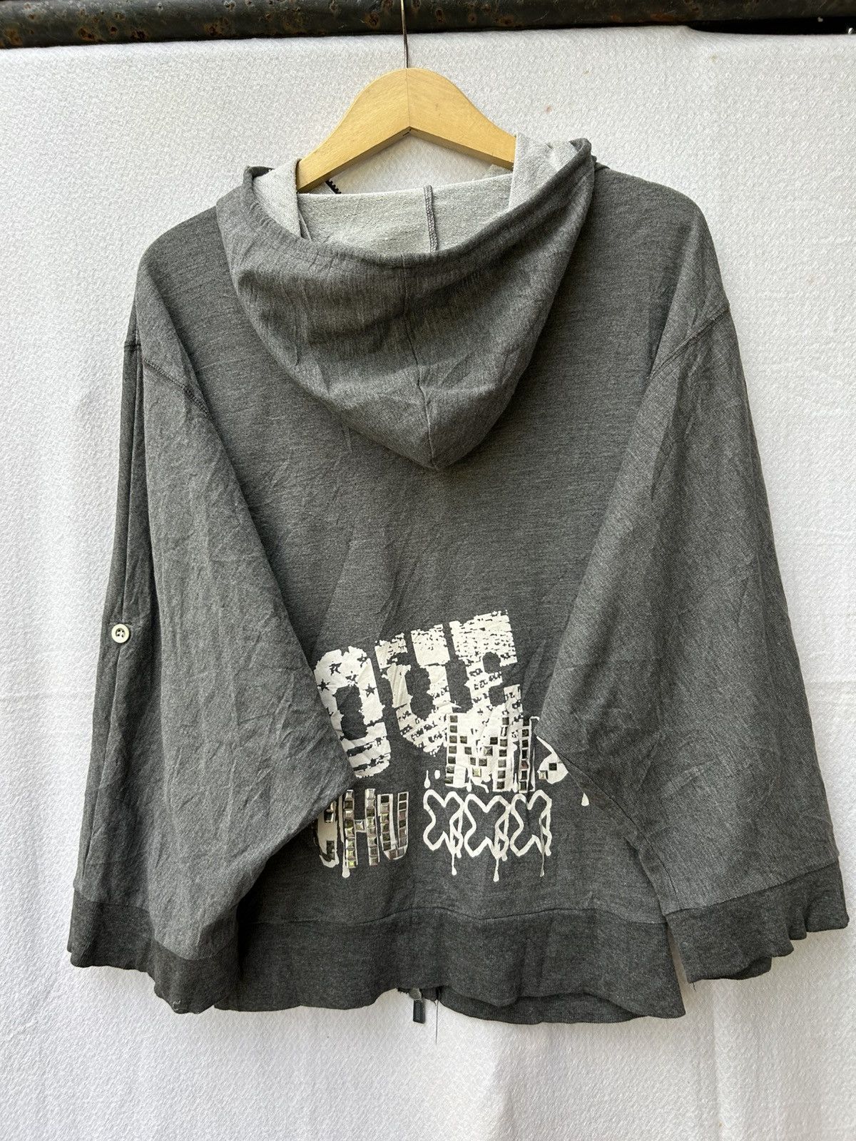 If Six Was Nine × Japanese Brand × Le Grande Bleu (L.G.B.) Chu xxx oversized skull sweatshirt hoodie Size US L / EU 52-54 / 3 - 2 Thumbnail