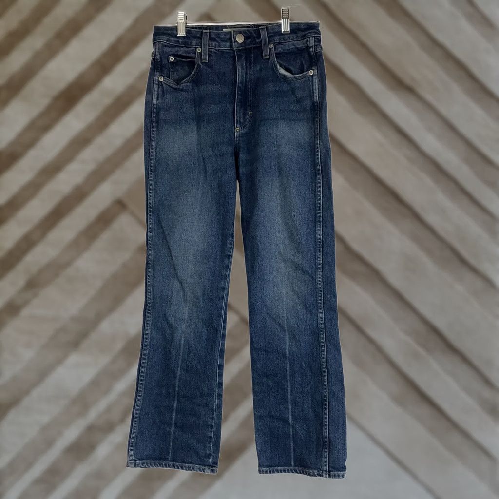 AMO AMO Womens 26 Blue Denim Bella 5 Pocket Jeans Size 26" / US 2 / IT 38 - 1 Thumbnail