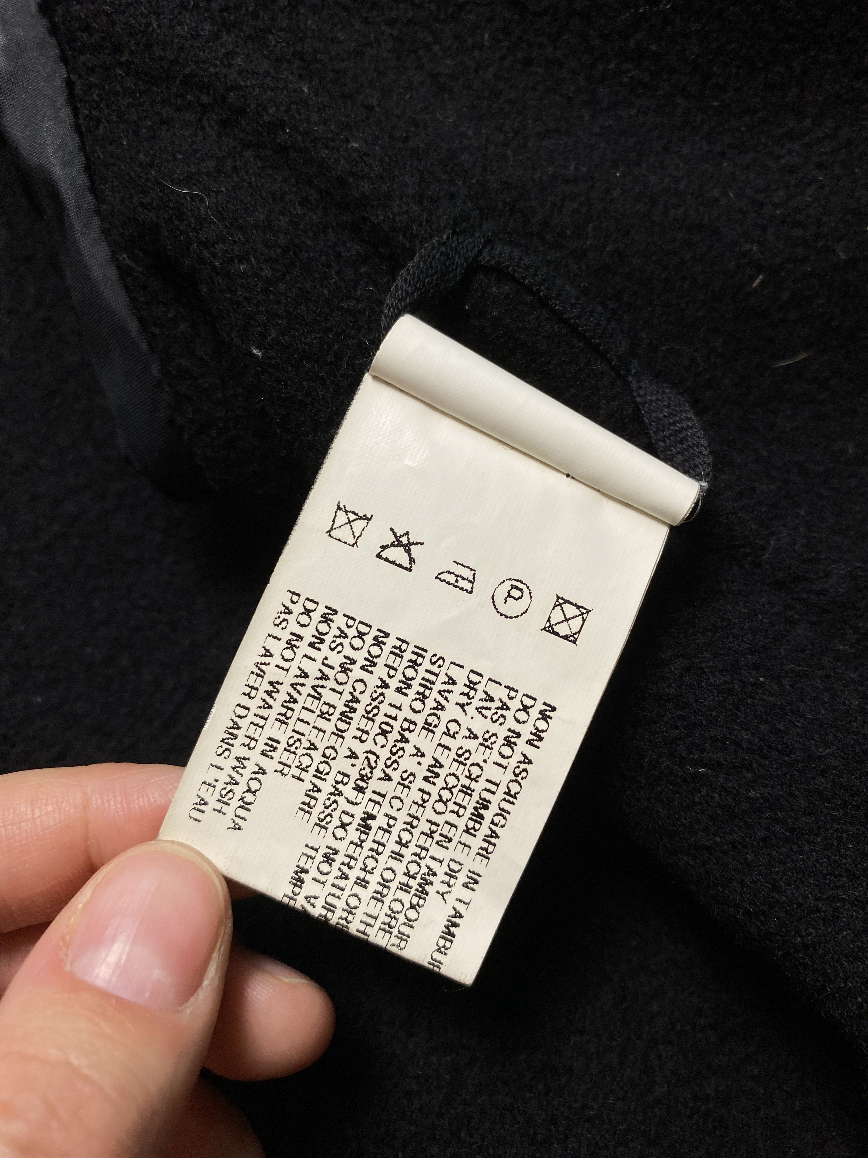 Designer × Rick Owens × Rick Owens Drkshdw Rick Owens black cashmere jacket vintage 90s y2k rare luxury Size US S / EU 44-46 / 1 - 10 Thumbnail