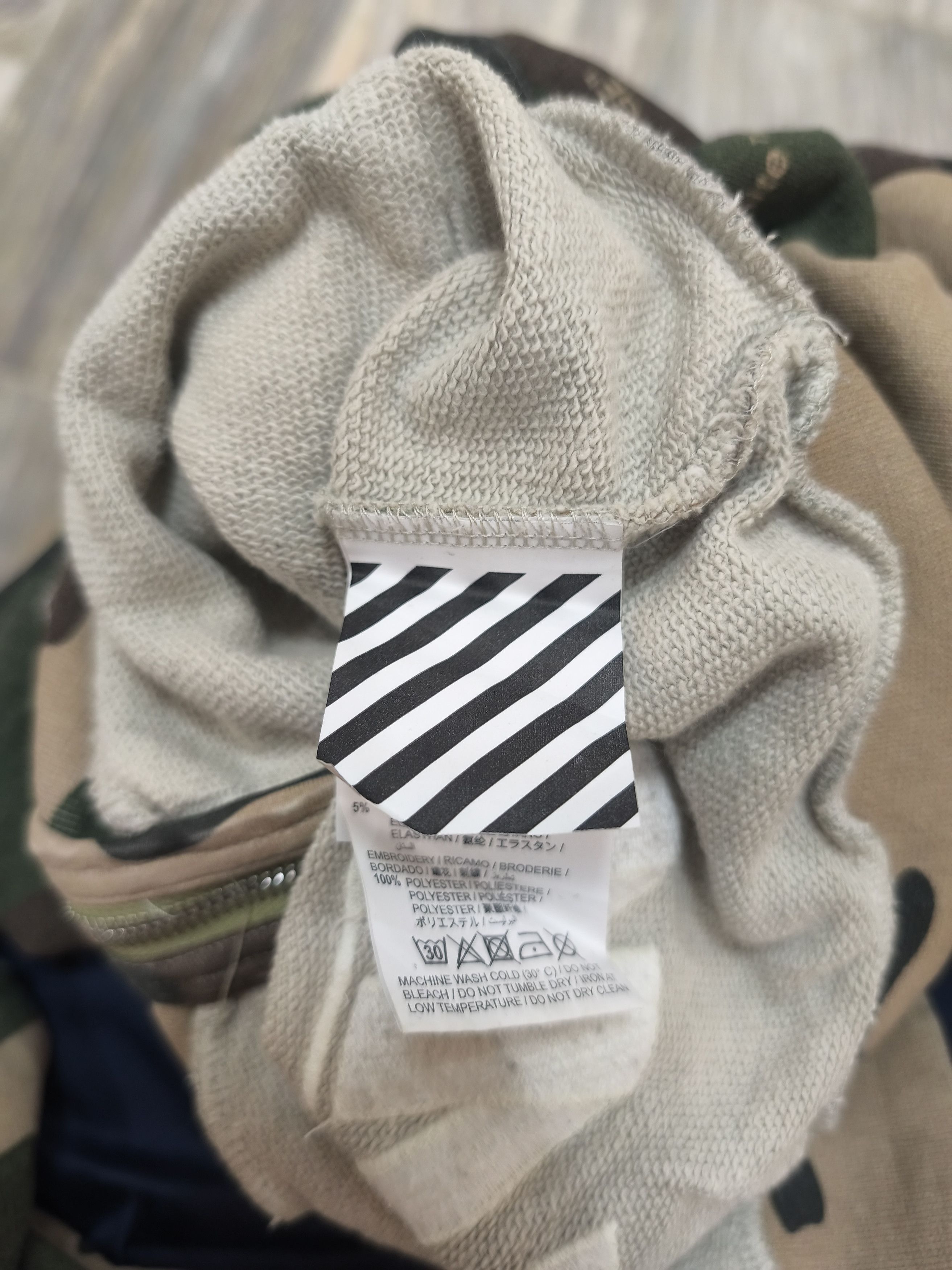 Off-White OFF WHITE Camouflage Cotton Zipped Hooded Size US S / EU 44-46 / 1 - 14 Thumbnail