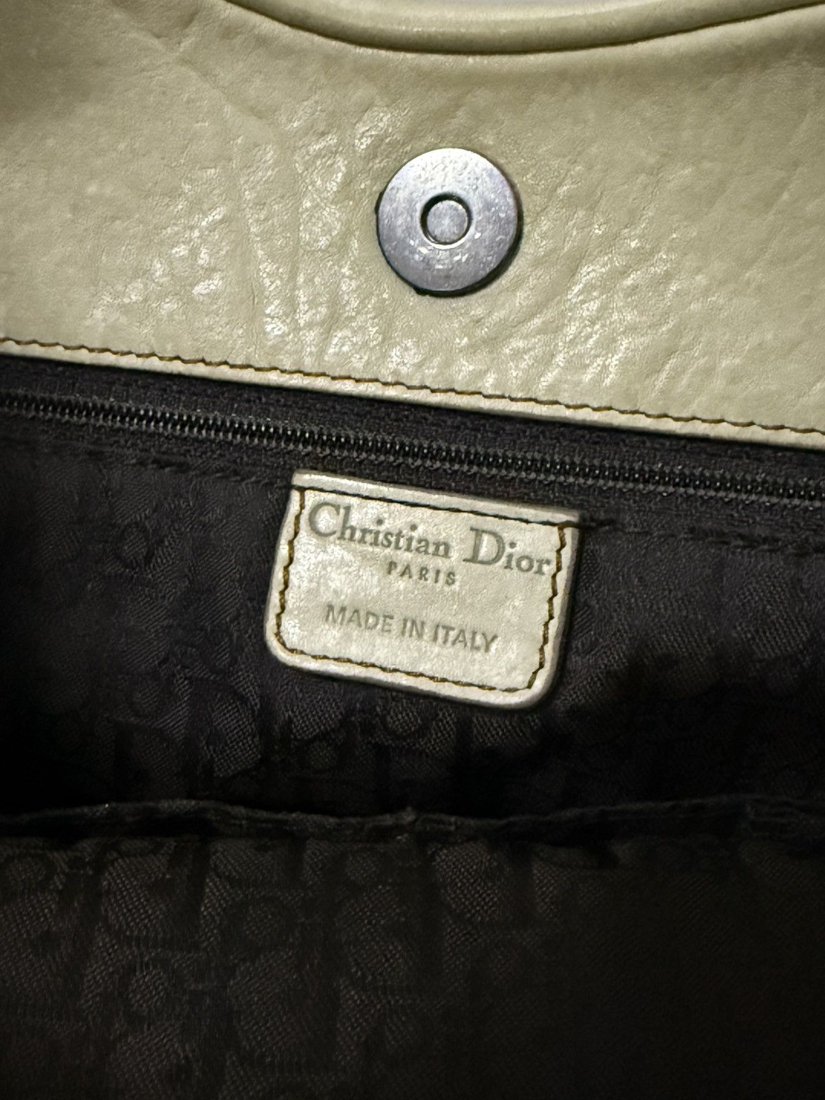Dior 2006 Christian Dior Gaucho leather Saddle bag Size ONE SIZE - 14 Thumbnail