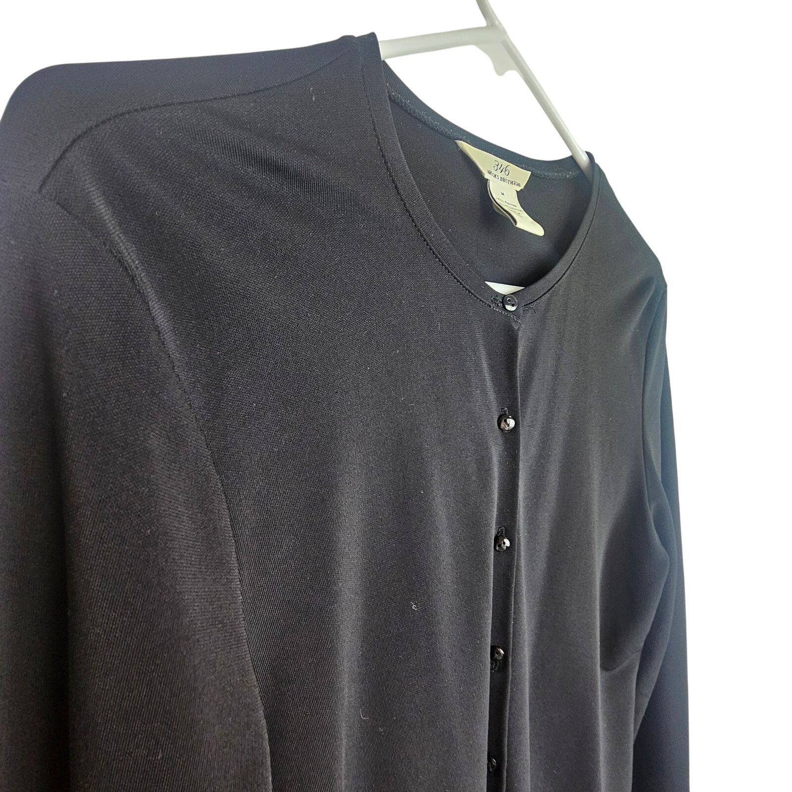 Brooks Brothers 346 Brooks Brothers Womens Classic Black Button Cardigan M Size M / US 6-8 / IT 42-44 - 5 Thumbnail