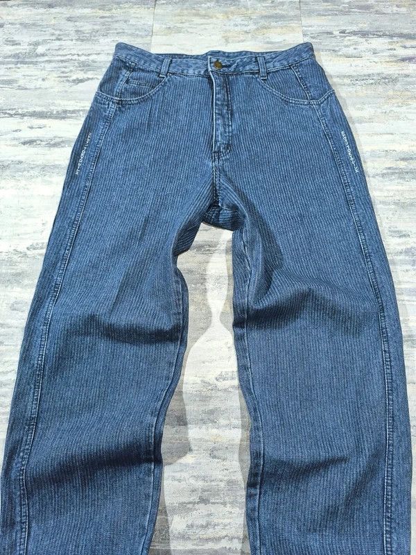 Edwin Edwin "Broken Slim" Made in japan Jeans Very Rare 80s 90s Size US 31 - 2 Thumbnail