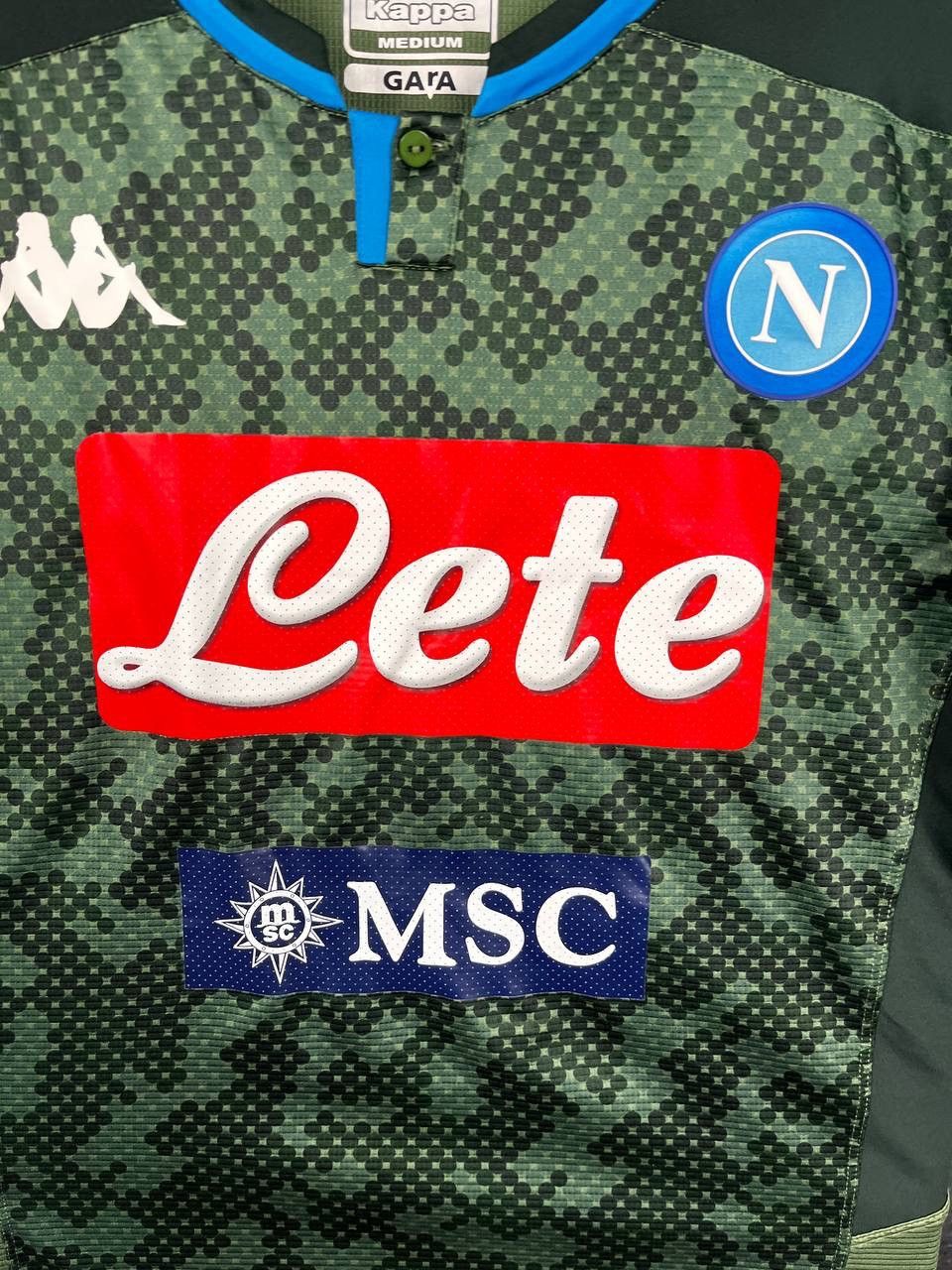 Kappa SSC Napoli kappa soccer football jersey 2019 2020 third Size US M / EU 48-50 / 2 - 3 Thumbnail