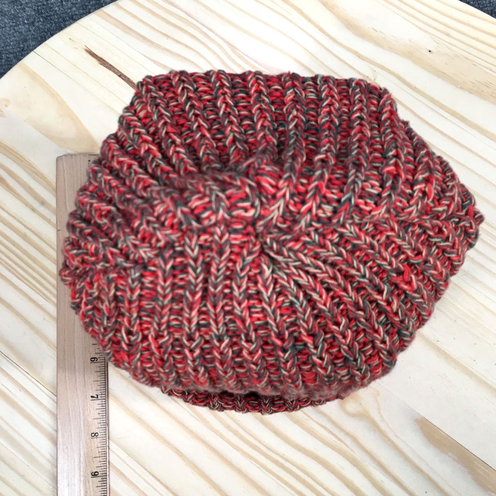 Vintage Minnesota Wild Love Your Melon Beanie Hat Unisex Red OS Adjustable Cotton Winter Size ONE SIZE - 4 Thumbnail
