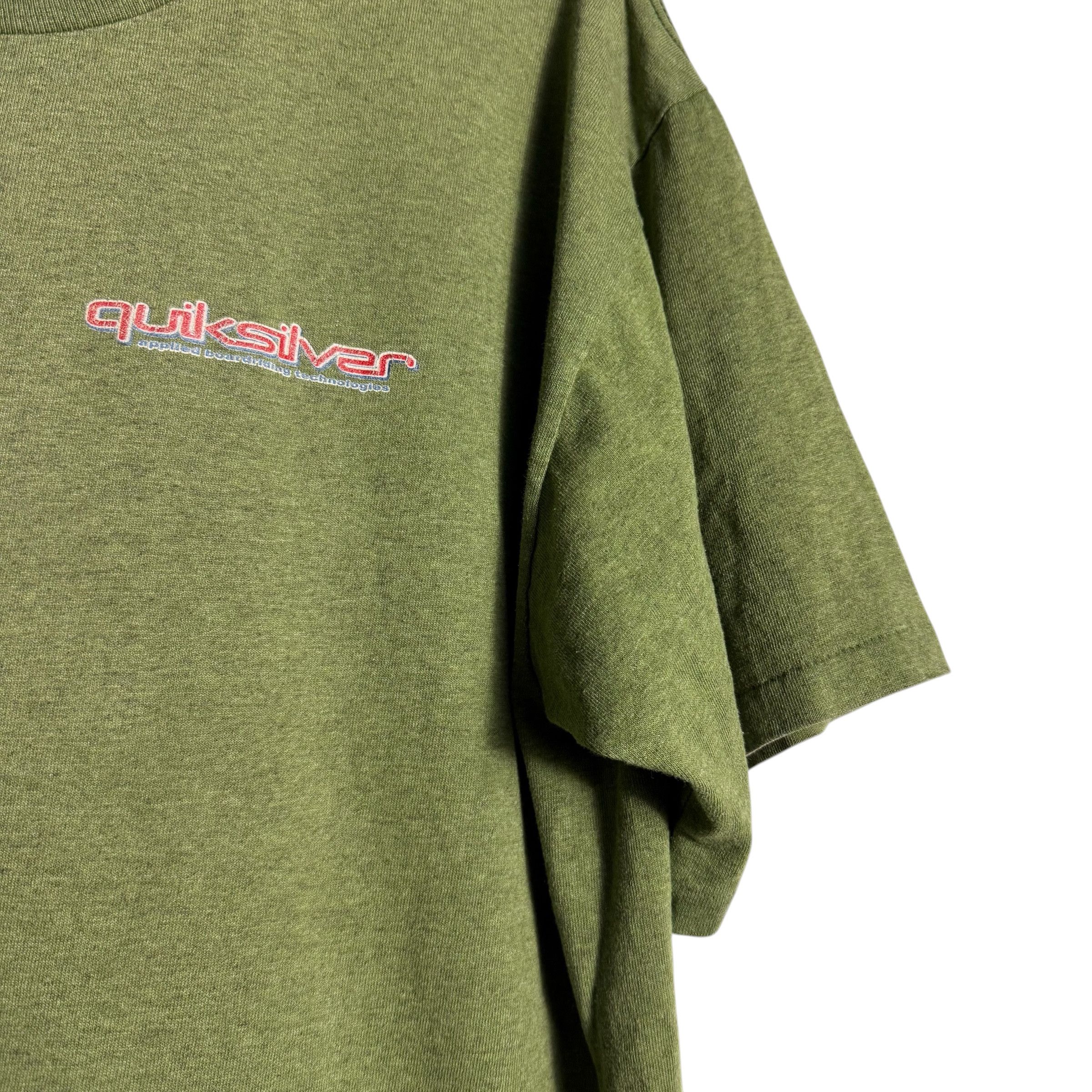 Quiksilver 🔥RARE🔥Vintage Quiksilver Skateboarding Spellout T-shirt Size US L / EU 52-54 / 3 - 4 Thumbnail