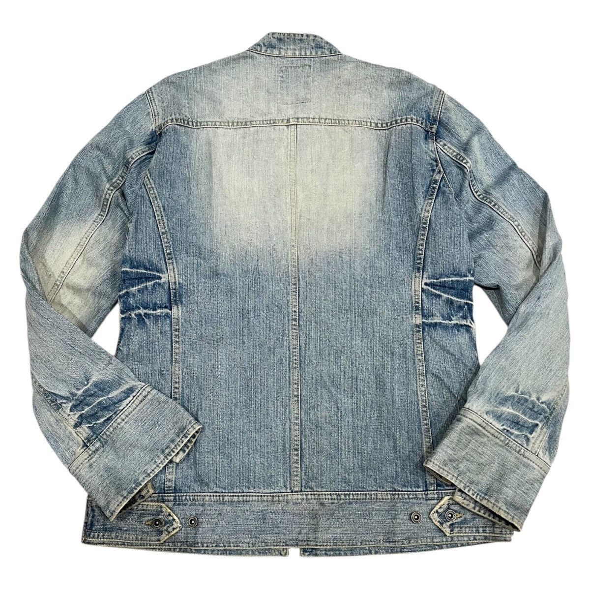 Nicole Club 2000s Nicole Club For Men Denim Biker Jacket Size US L / EU 52-54 / 3 - 8 Thumbnail