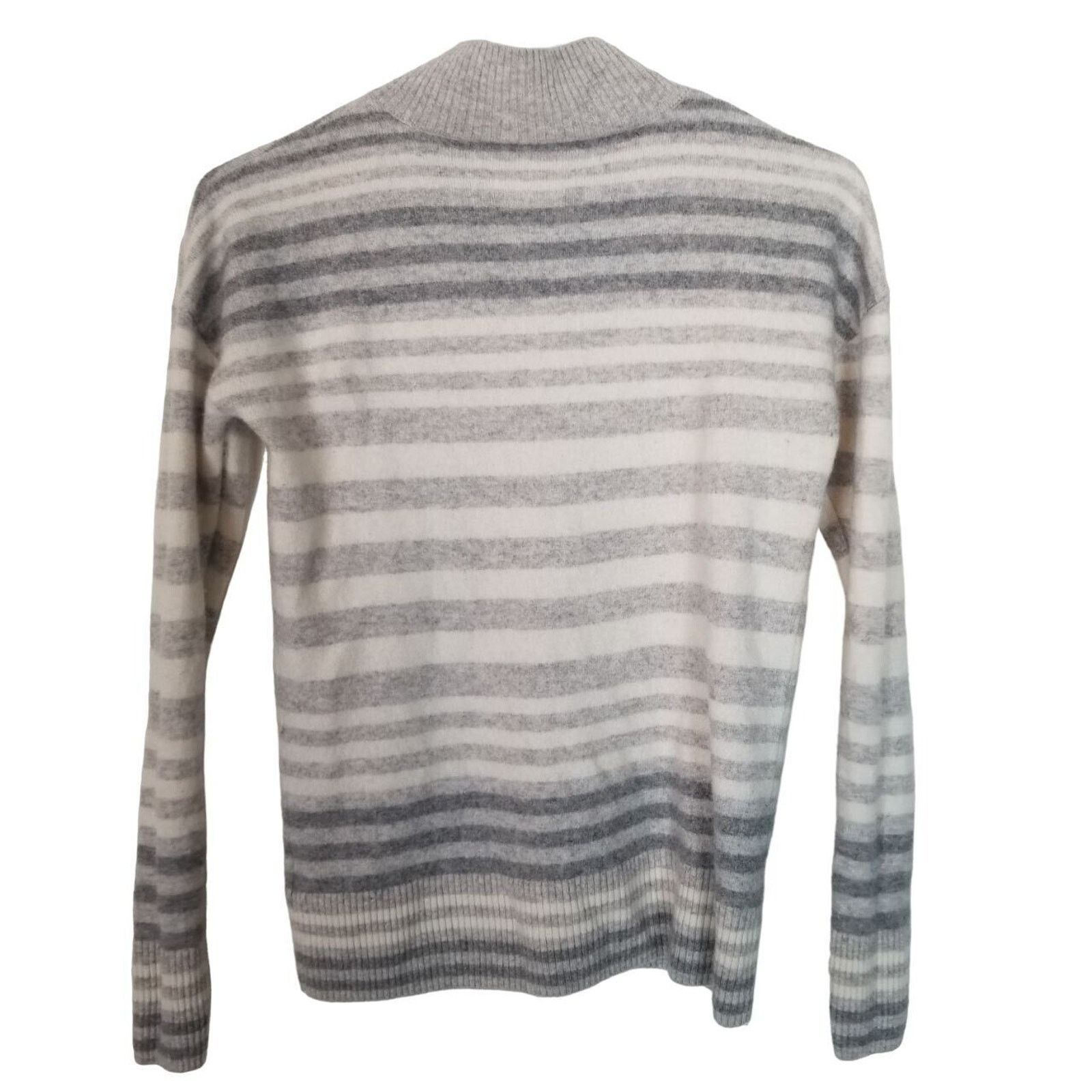 Max Pittion Max Studio Womens Striped Cashmere Sweater S Quiet Luxury Size S / US 4 / IT 40 - 7 Thumbnail