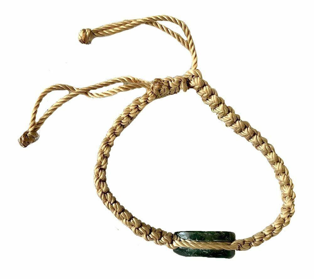 Designer New Yellow Waxed Nylon Hand Made Bracelet Size ONE SIZE - 2 Thumbnail