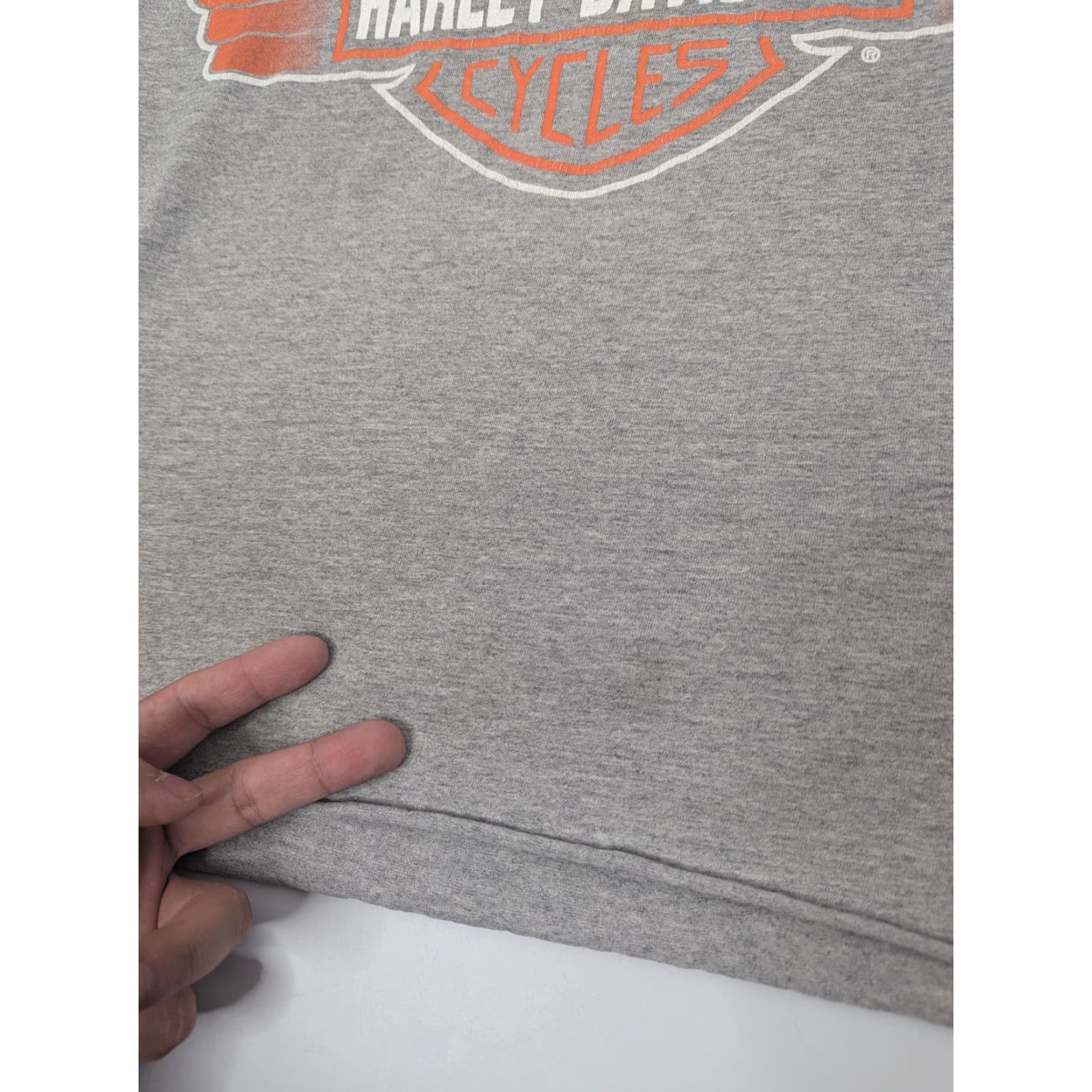 Harley Davidson VINTAGE Harley-Davidson Los Cabos Baja Mexico Crop Grey T-Shirt Size Medium Size US M / EU 48-50 / 2 - 4 Thumbnail