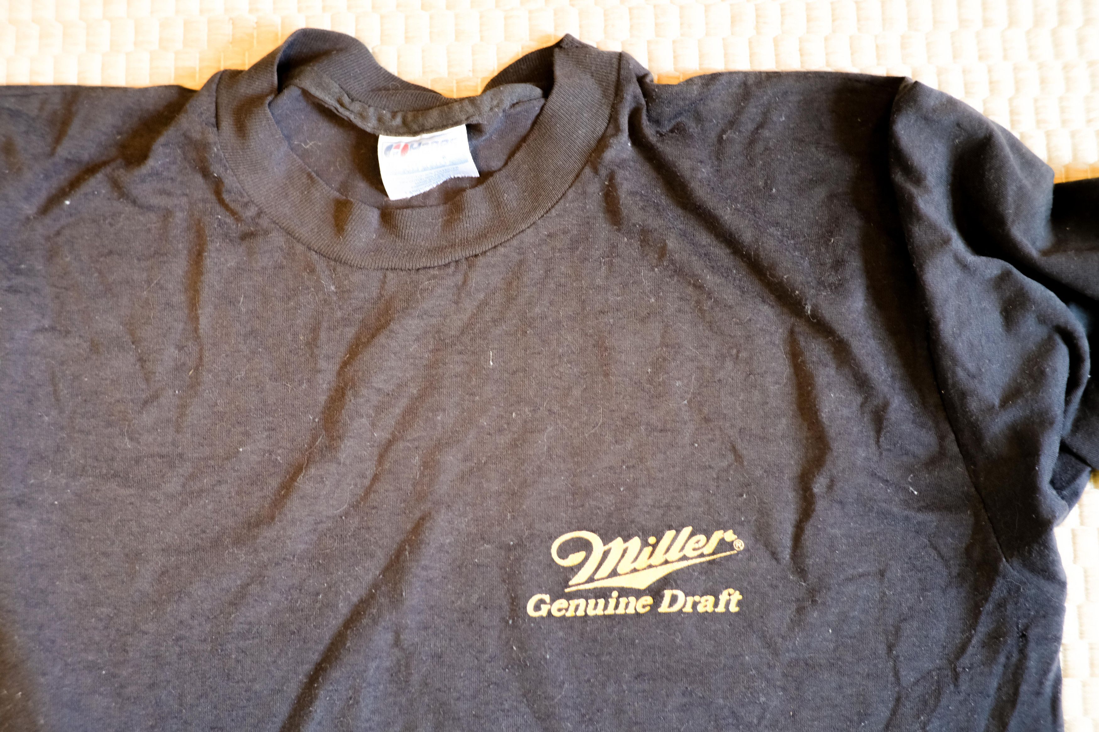 Hanes × Vintage Vintage Miller Genuine Draft LG Hanes Fifty-Fifty Size US L / EU 52-54 / 3 - 5 Thumbnail