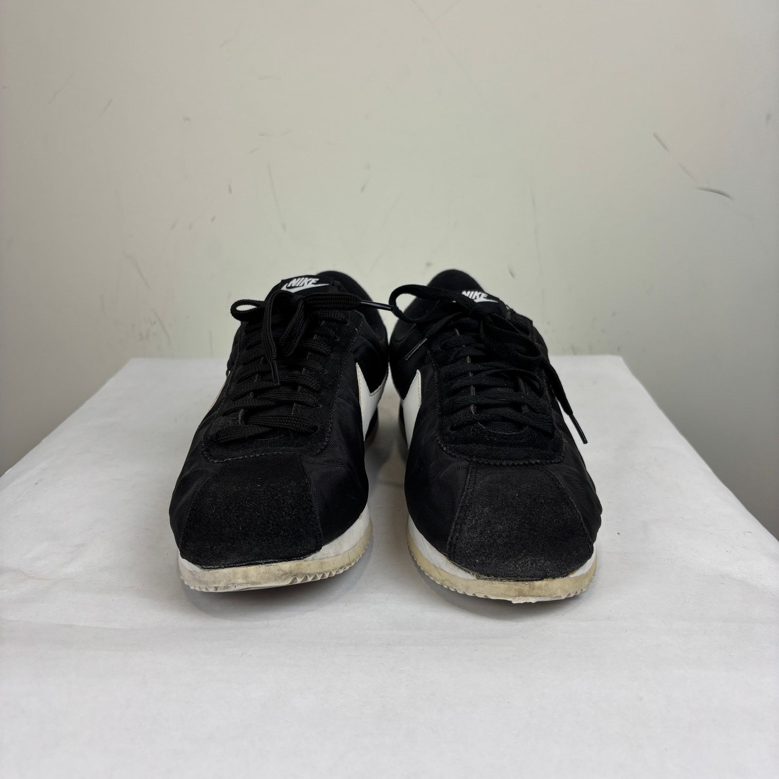 Nike Nike Cortez Basic Nylon Black White Sneakers Shoes Mens 10.5 Size US 10.5 / EU 43-44 - 2 Thumbnail