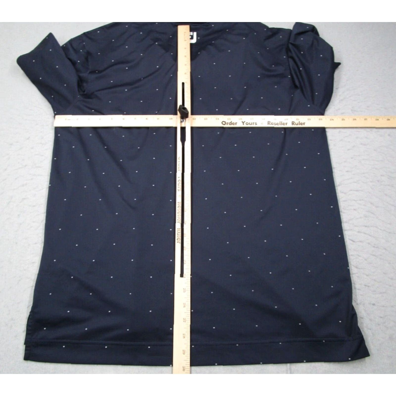 Footjoy FootJoy Polo Shirt Mens Large Blue Performance Golf Polo Short Sleeve Canyon Gate Country Club Logo Embroidered on Sleeve Size US L / EU 52-54 / 3 - 5 Thumbnail
