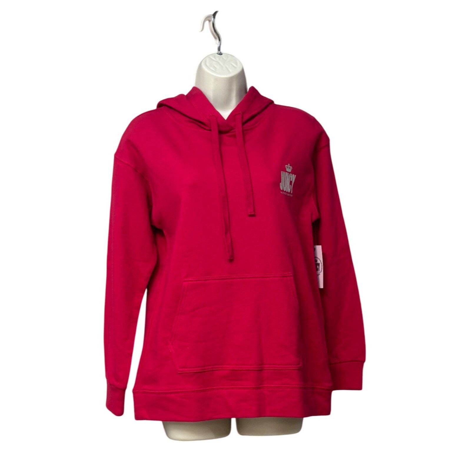 Other Juicy by Juicy Couture Women’s Terry Cloth Hoodie, Red, Size Size S / US 4 / IT 40 - 3 Thumbnail