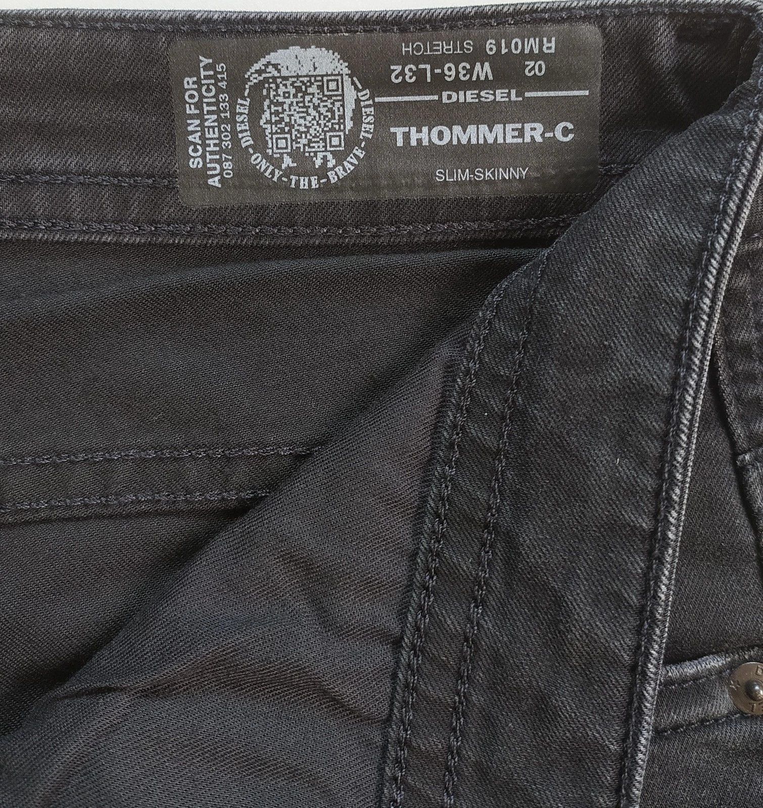 Diesel Diesel THOMMER-C L.32 MENS JEANS T/9615 Size US 36 / EU 52 - 5 Thumbnail