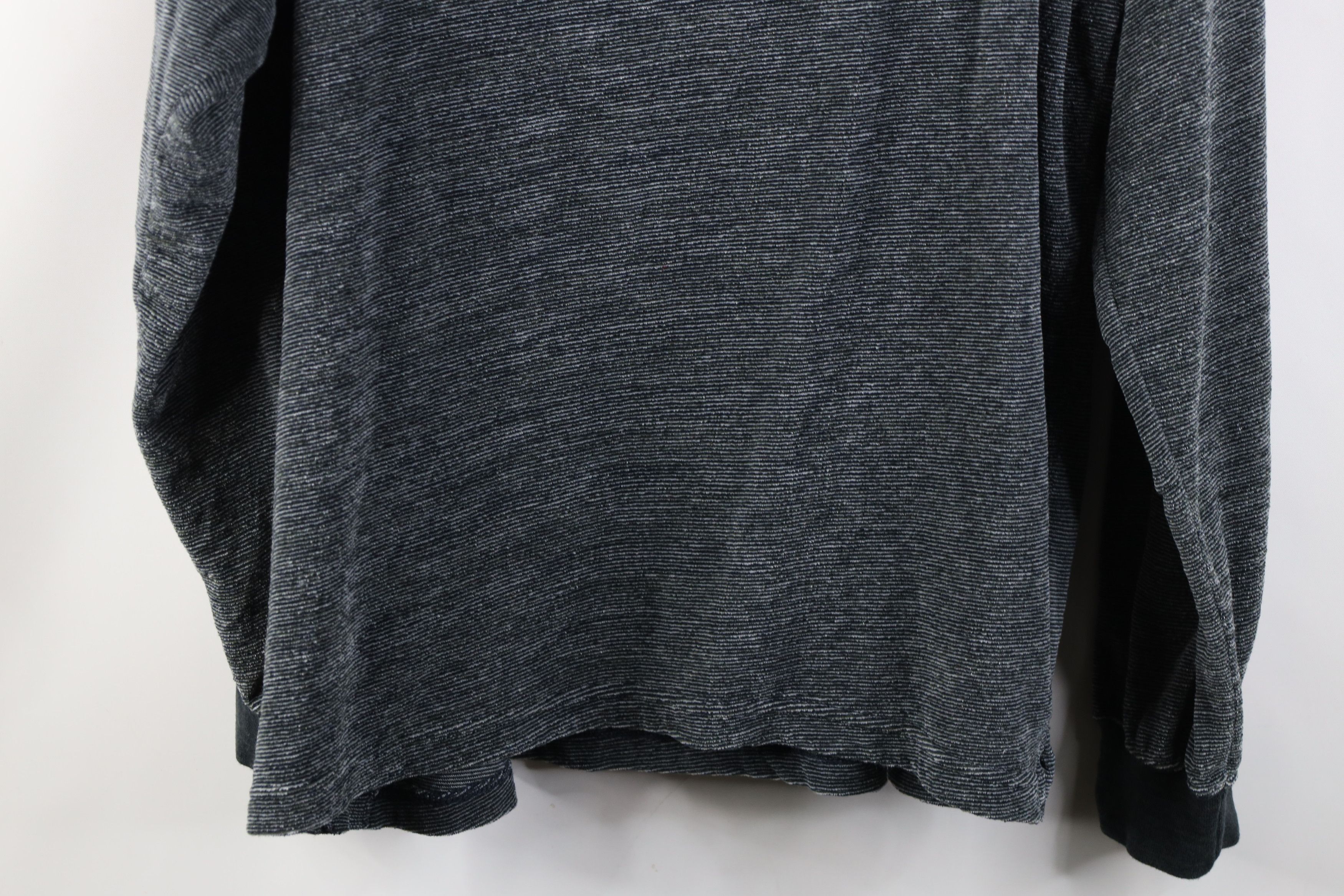 Vintage Vintage 90s Streetwear Ribbed Knit Long Sleeve Rugby Polo Size US XL / EU 56 / 4 - 10 Thumbnail