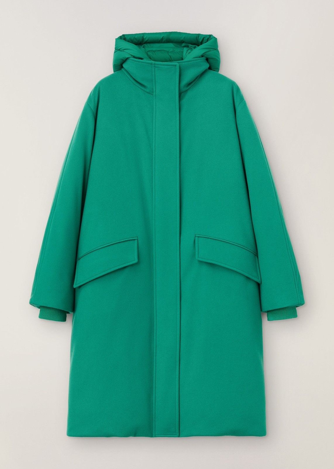 o1loc1c0224 Cashmere Parka in Green