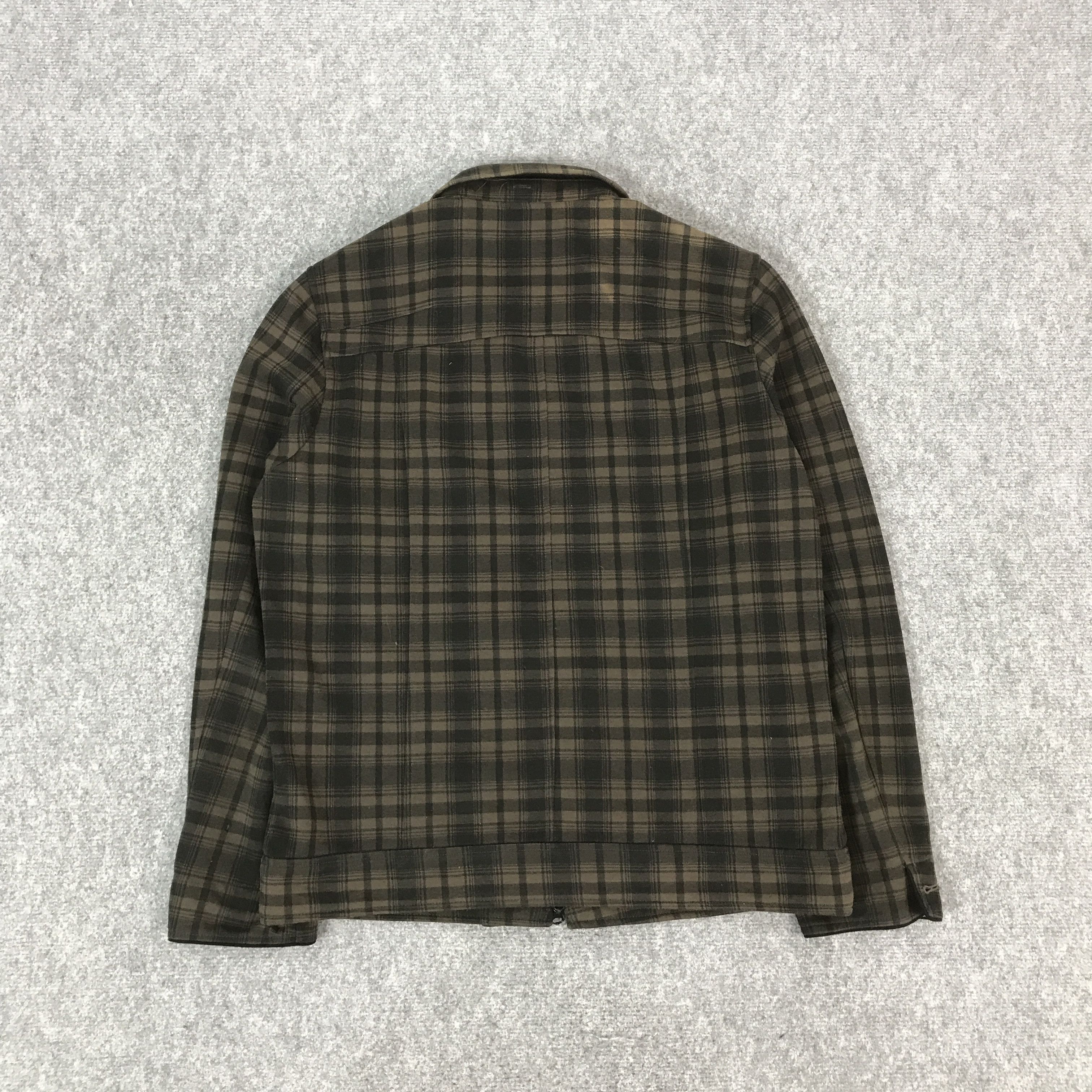 Japanese Brand MALE.CO TARTAN DESIGN ZIPPER JACKET Size US L / EU 52-54 / 3 - 2 Thumbnail