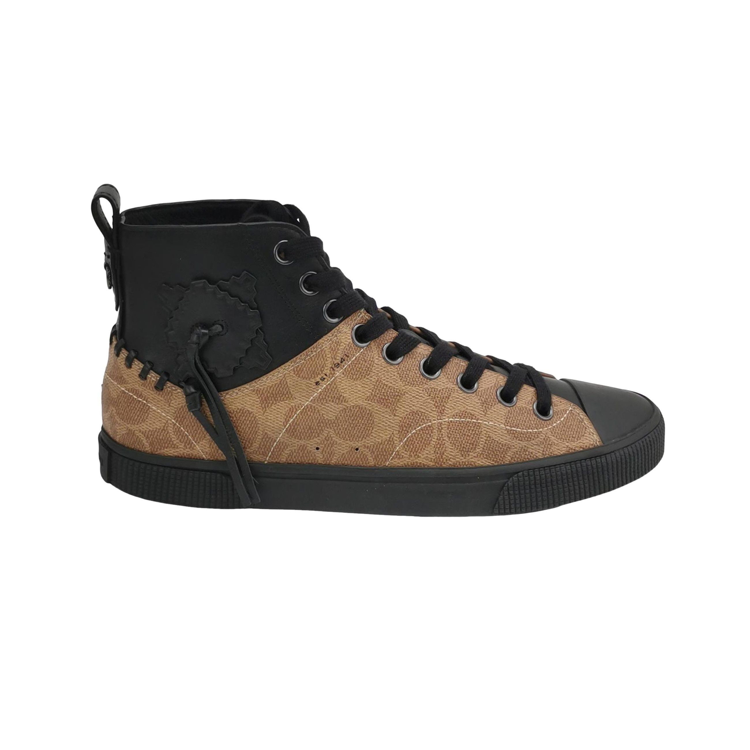 Coach Coach Signature Canvas Hi-Top Sneakers 40.5 Size US 7 / EU 40 - 1 Thumbnail
