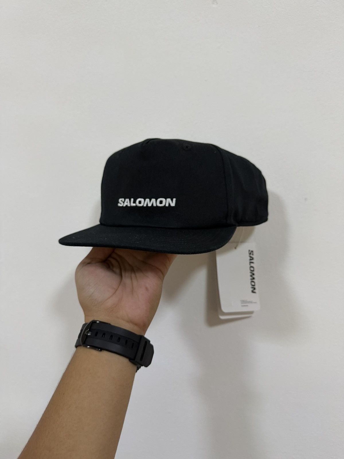 Salomon Brand new Salomon black cap Logo Size ONE SIZE - 2 Thumbnail