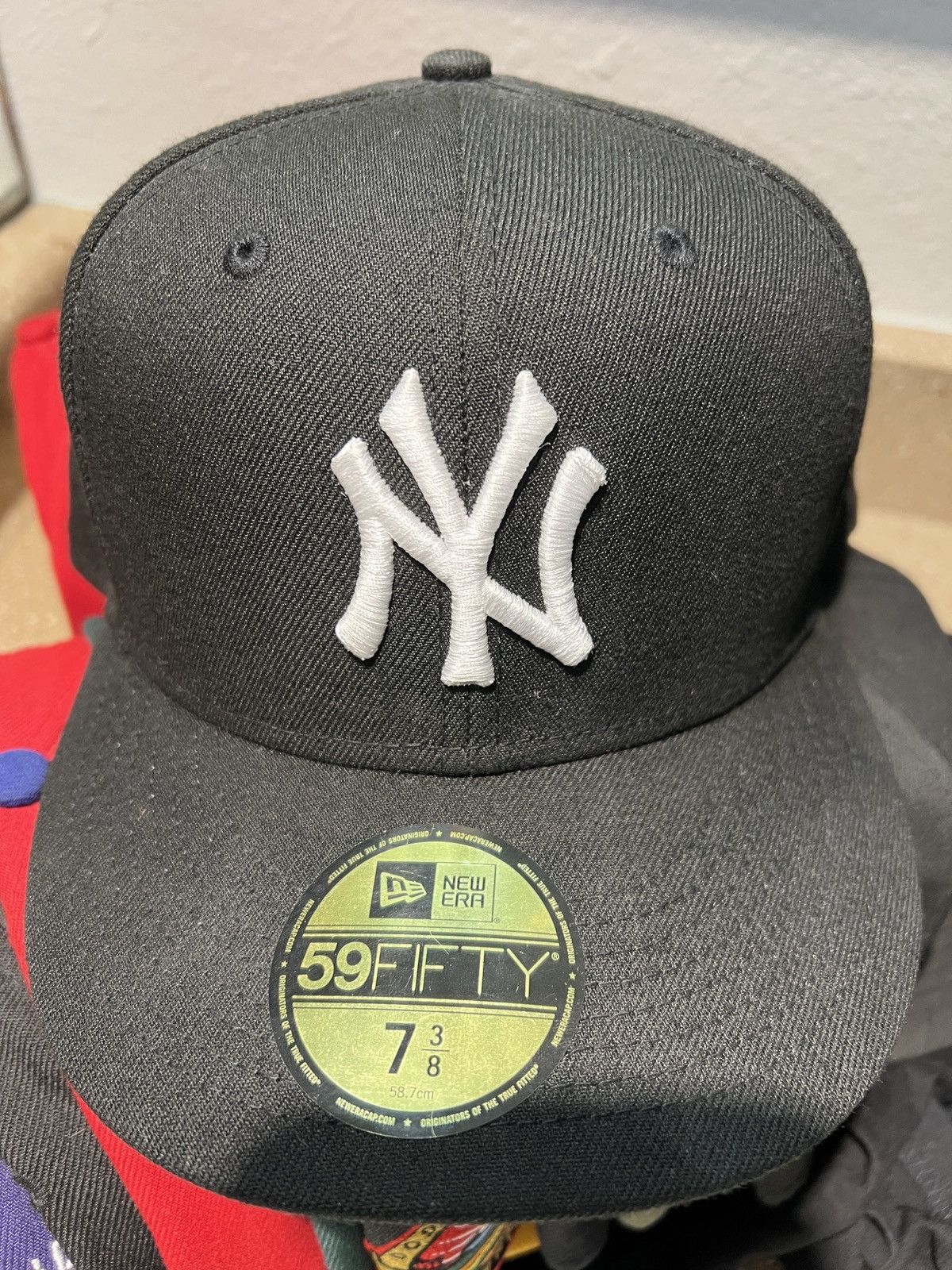 New Era Yankees Fitted 7 3/8 Size ONE SIZE - 2 Thumbnail