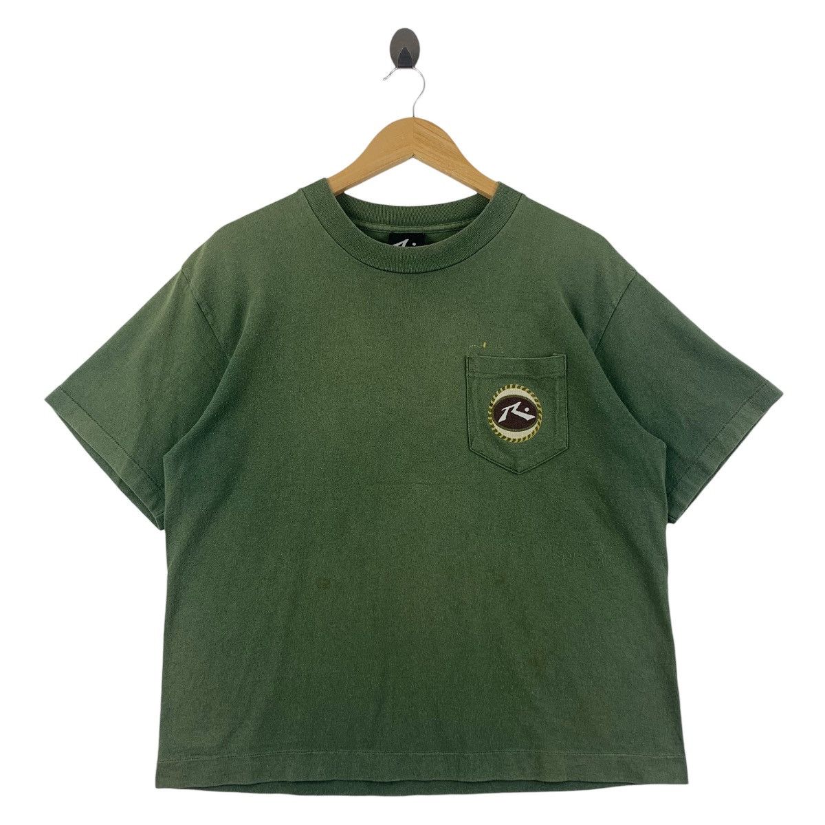 Rusty × Vintage Vintage 90s RUSTY surfing big logo printed surf tee Size US M / EU 48-50 / 2 - 2 Thumbnail