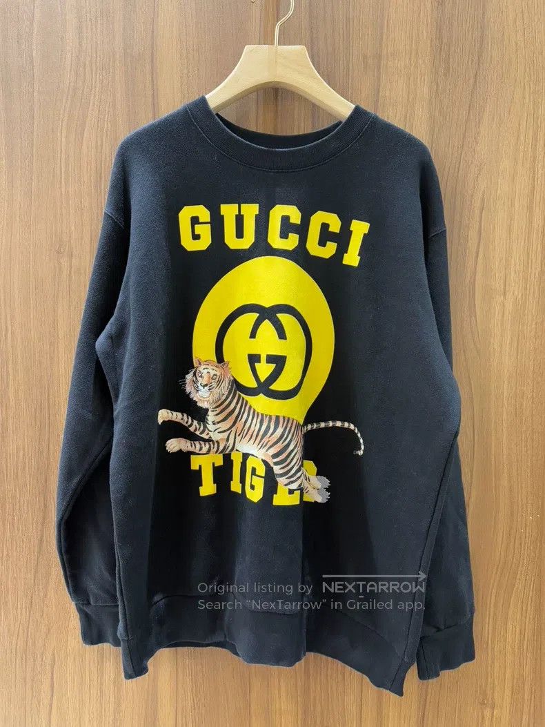 Gucci Gucci Tiger Double G Sweatshirt Size US L / EU 52-54 / 3 - 1 Thumbnail