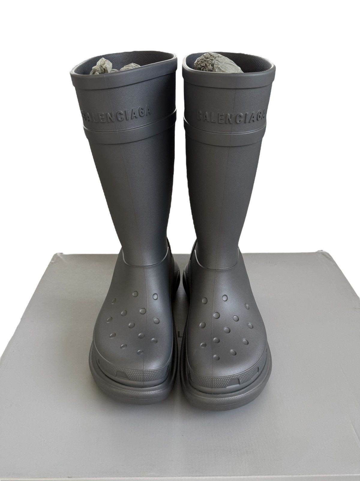 Balenciaga Balenciaga X Crocs Boots Size US 12 / EU 45 - 2 Thumbnail